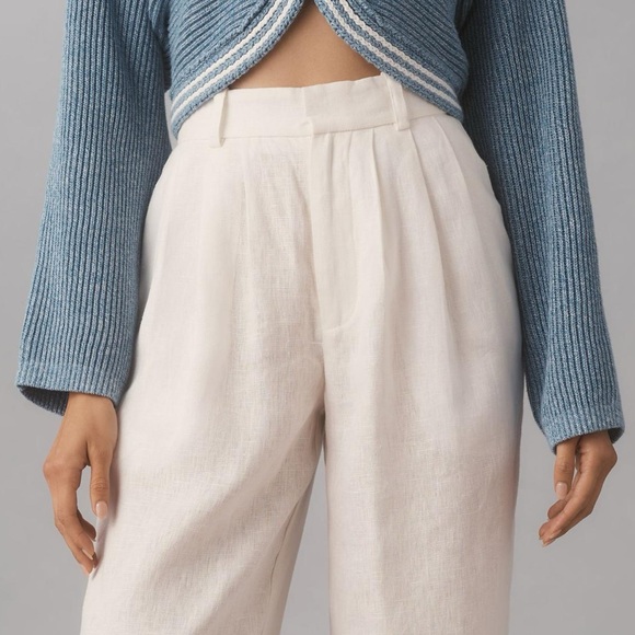 Anthropologie Ronny Kobo Linen Krew Pants - Picture 6 of 9
